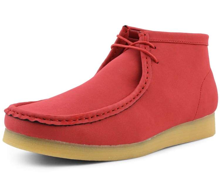 Red Chukka Boots