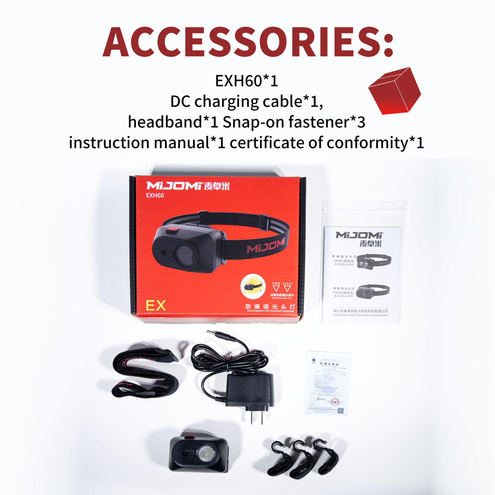 Rechargeable Anti-Explosion Headlamp