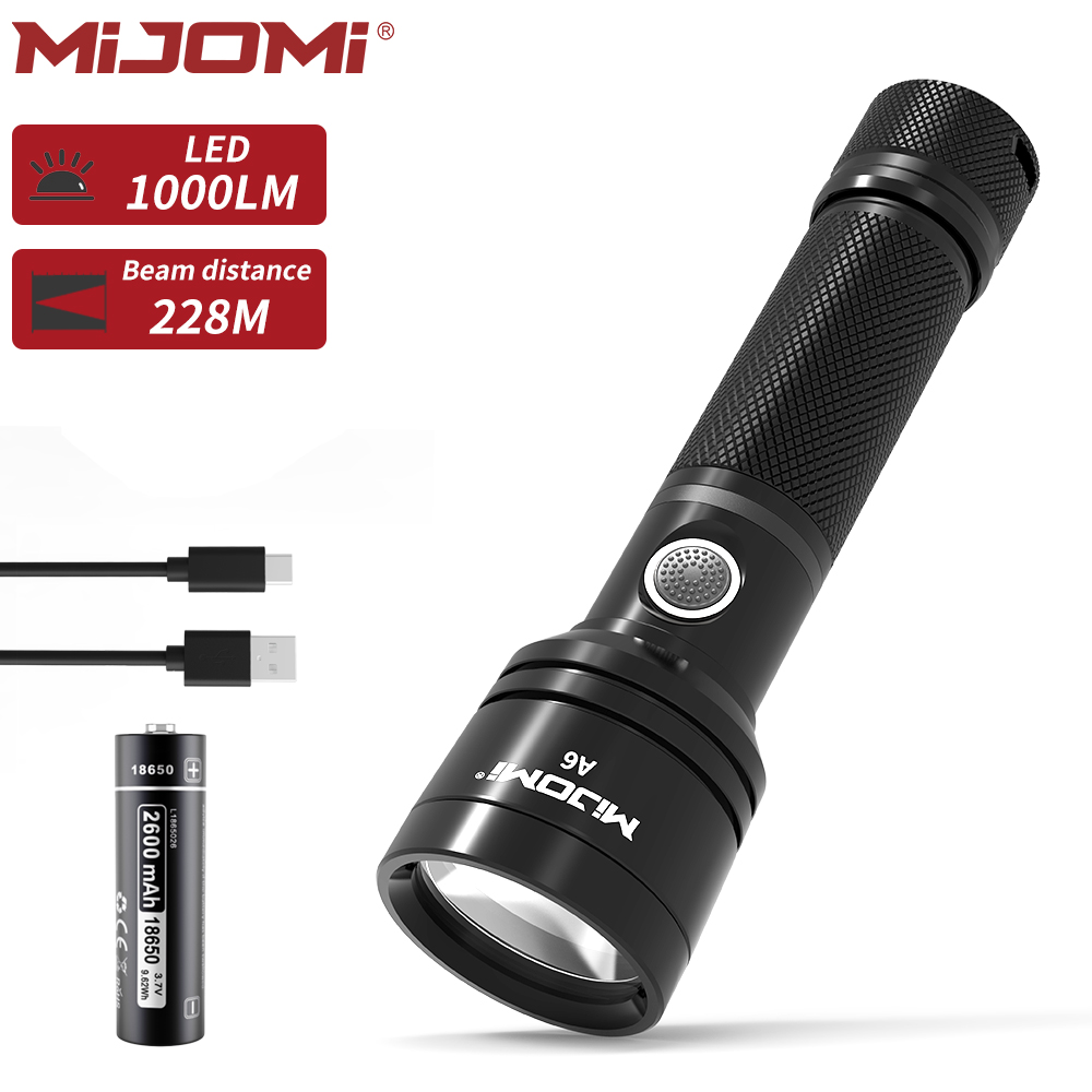 Classical Rechargeable Industry Flashligh