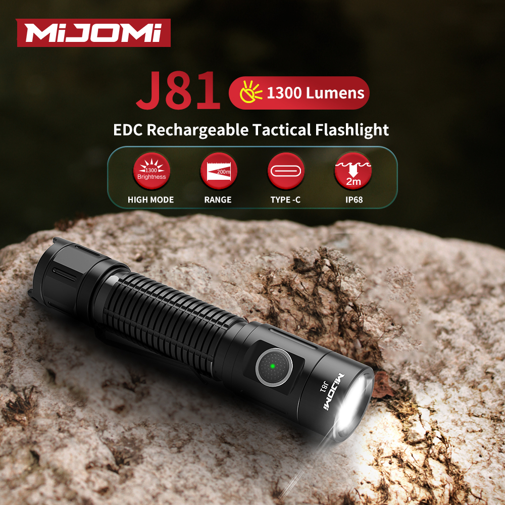 Portable Tactical Charging Flashlight