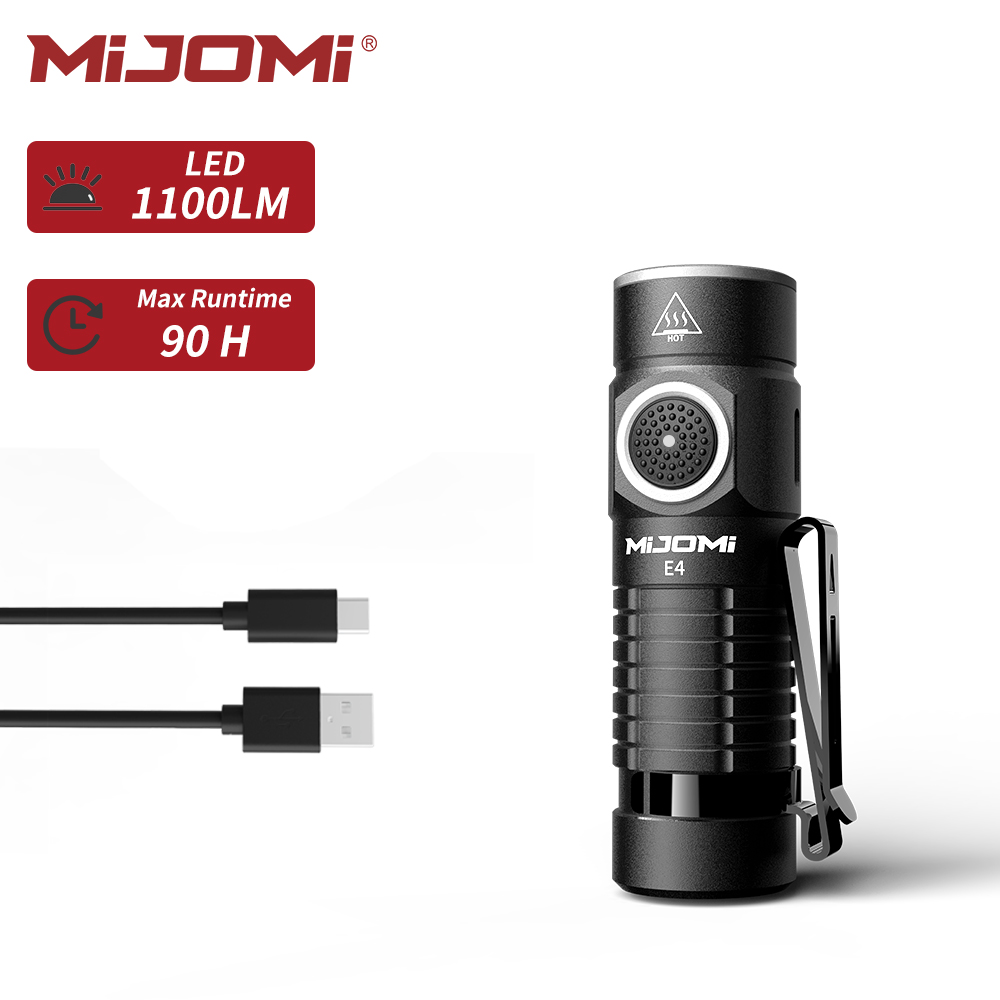 Mini Recgargeable EDC Flashlight