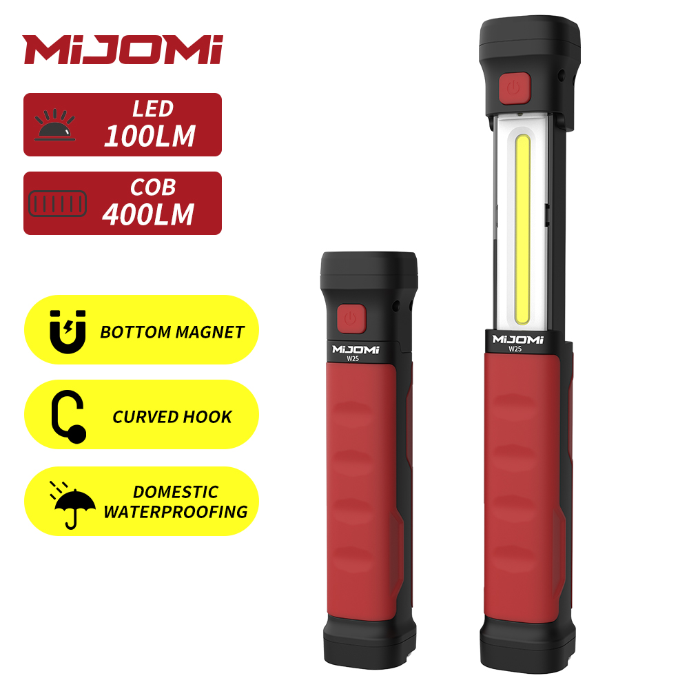 Retractable COB+LED Work Light