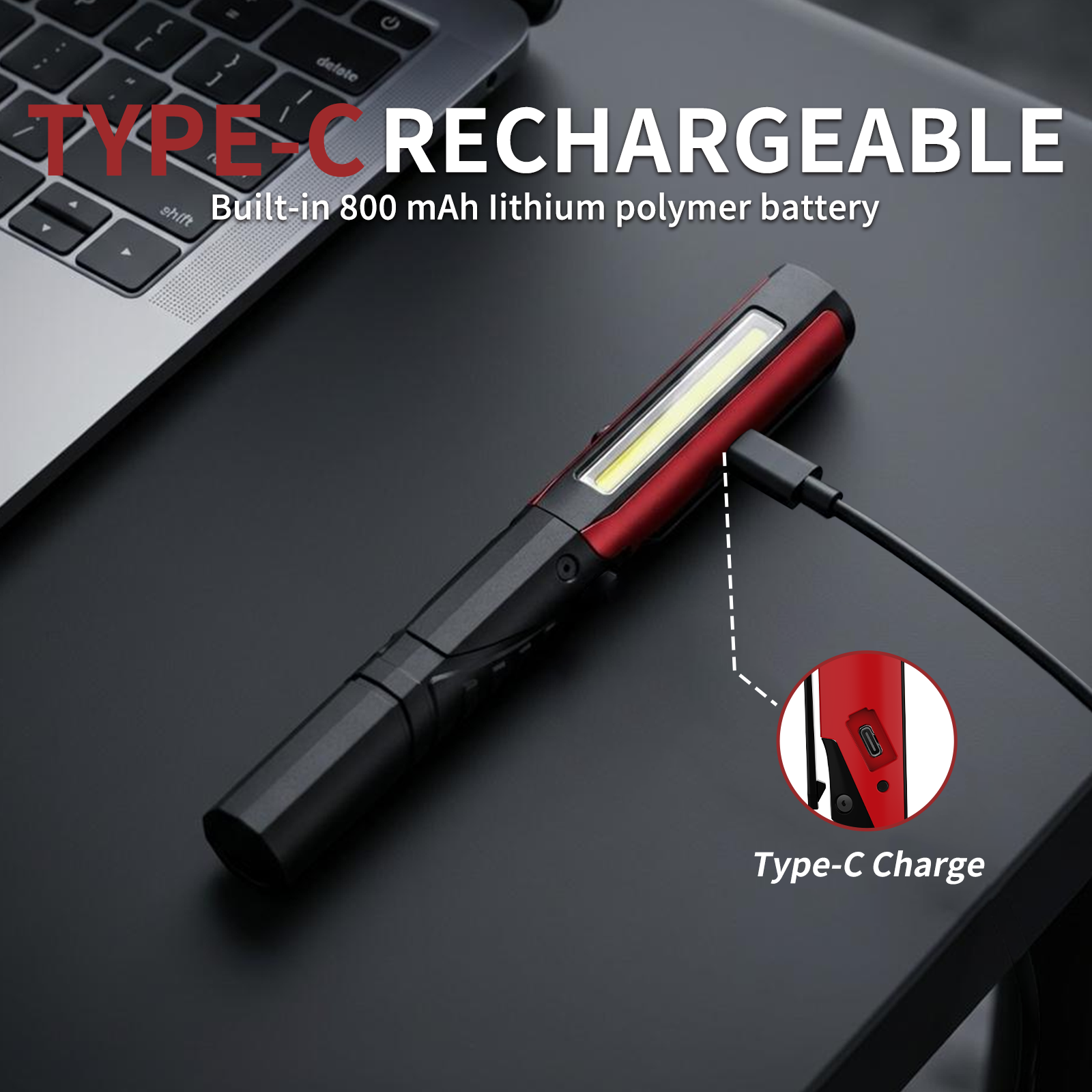 Compact Pen Worklight COB+LED Work ligh