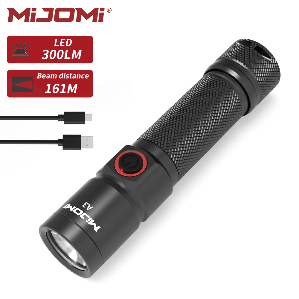 Compact Size Rechargeable Flashlight