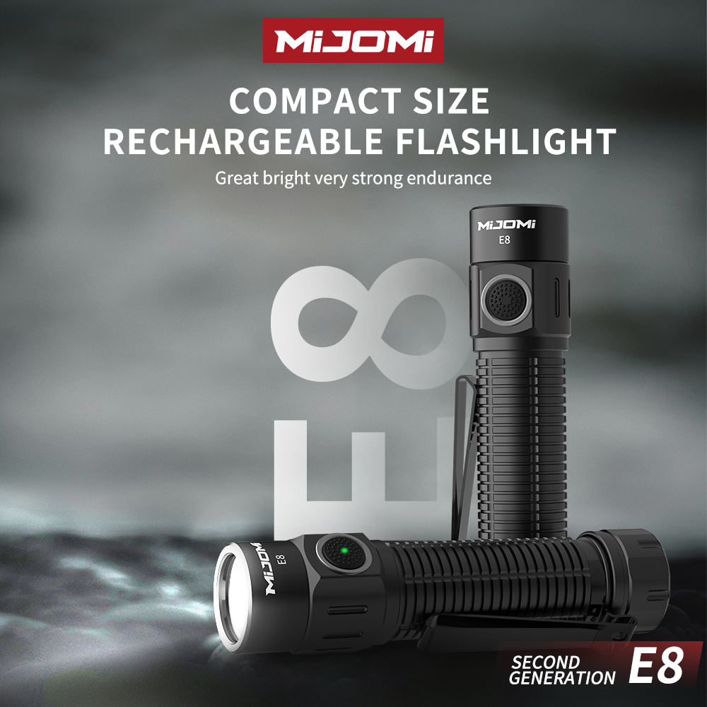 Compact size Rechargeable flashlight