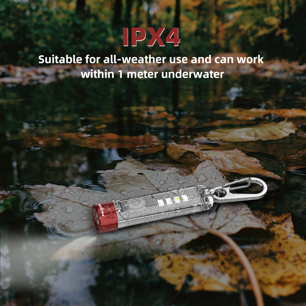 Mini Rechargeable Keychain Flashlight