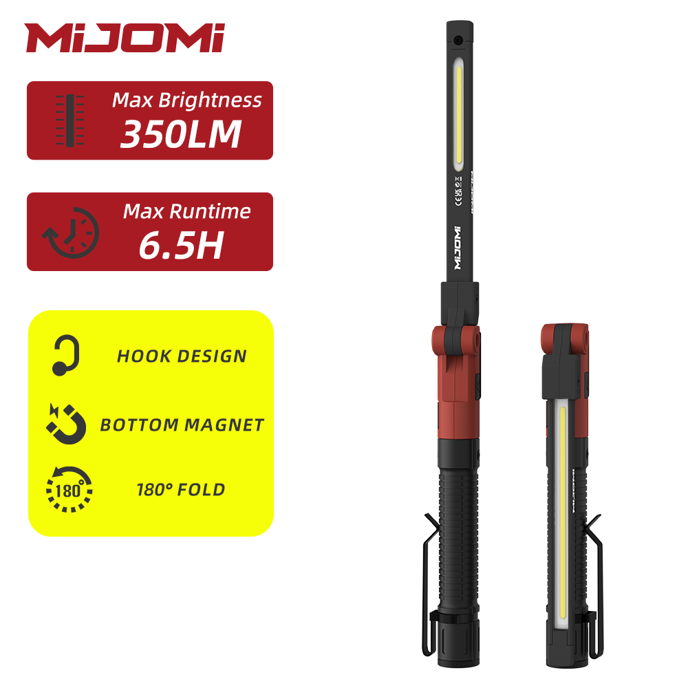 Compact Foldable COB+LED work light