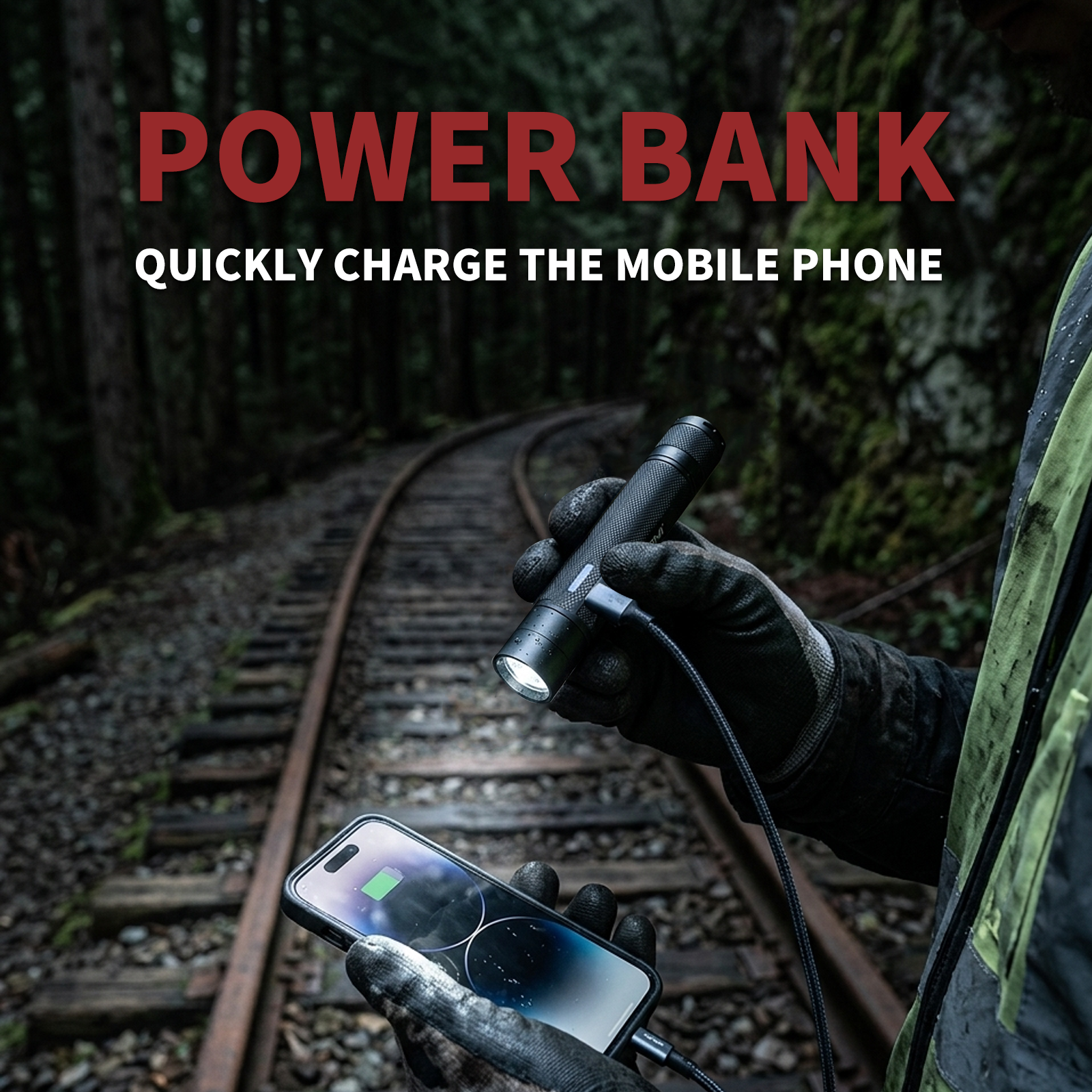 Compact Size Rechargeable Anti-Explosion Flashlight