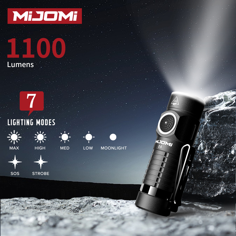 Mini Recgargeable EDC Flashlight