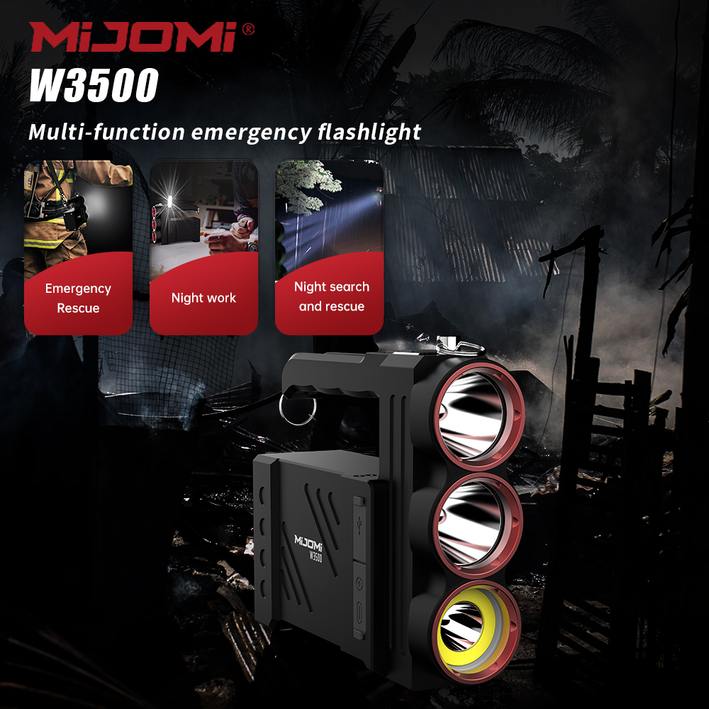 Portable Far Thrower Rechargeable worklight