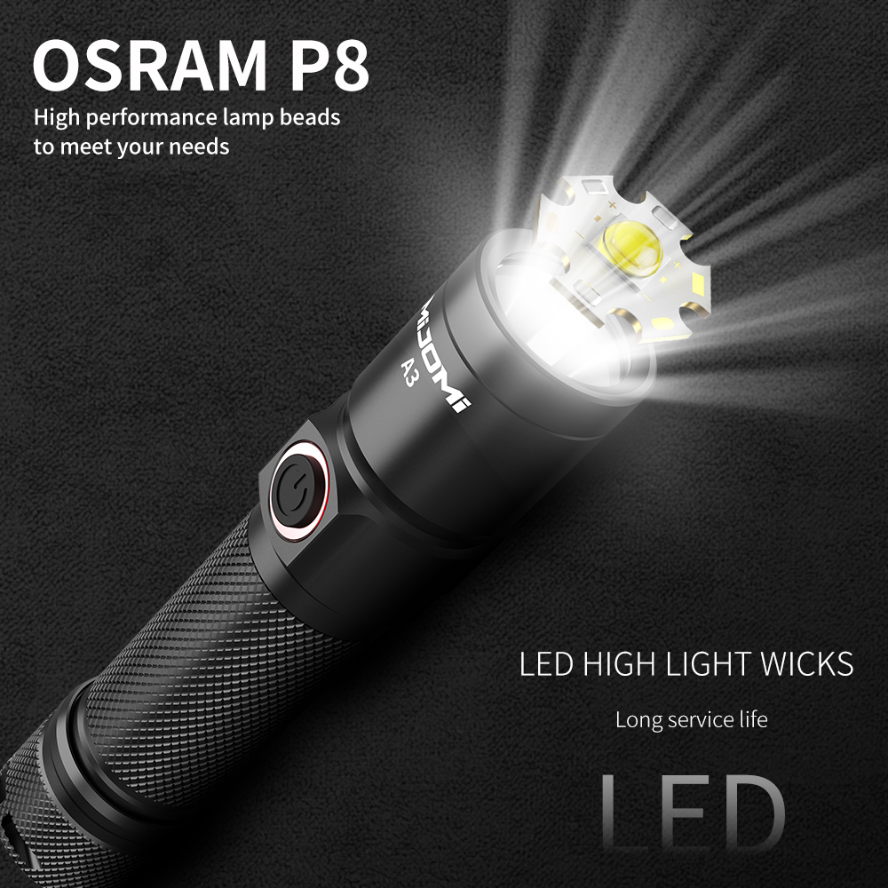 Compact Size Rechargeable Flashlight