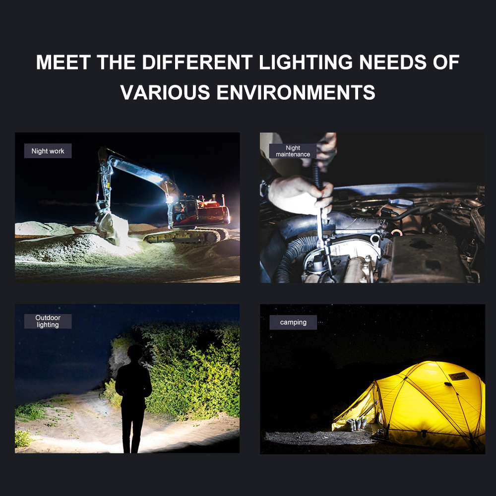 Retractable COB+LED Work Light