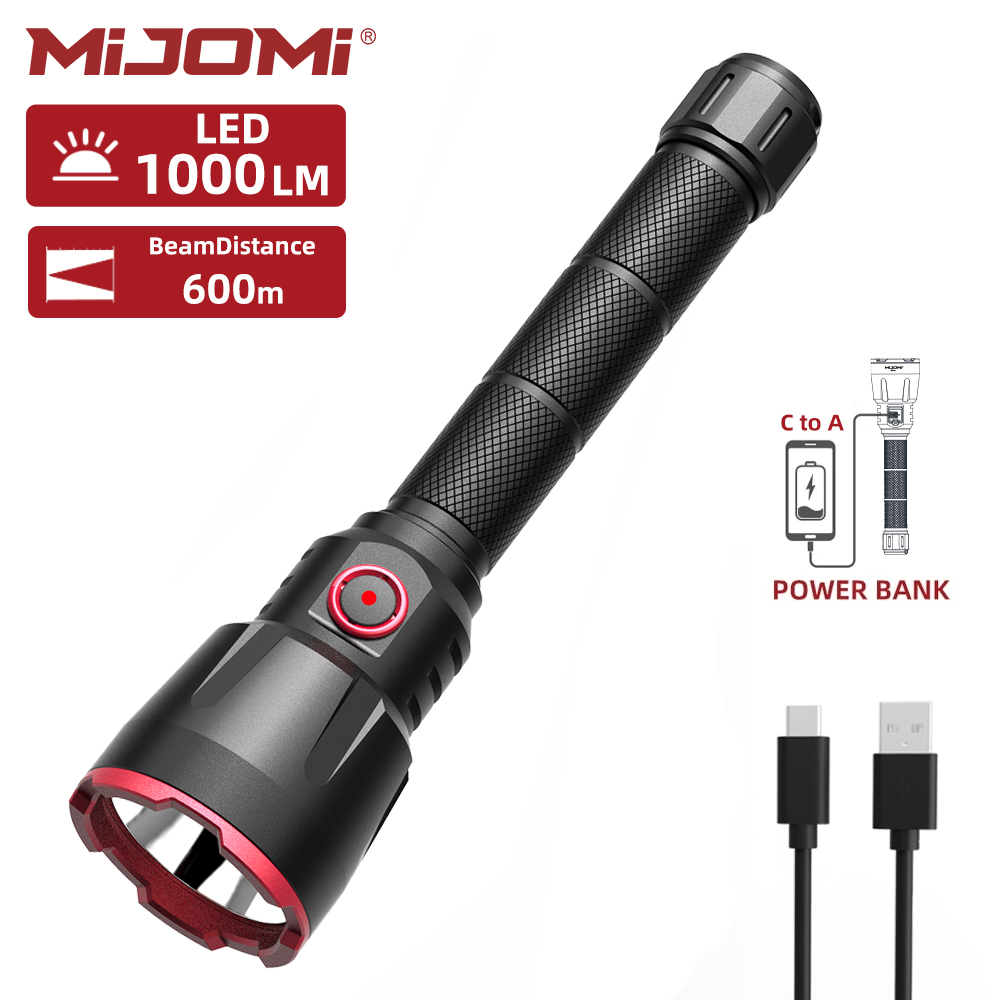 Far Beam Security Rechargeable Flashlight