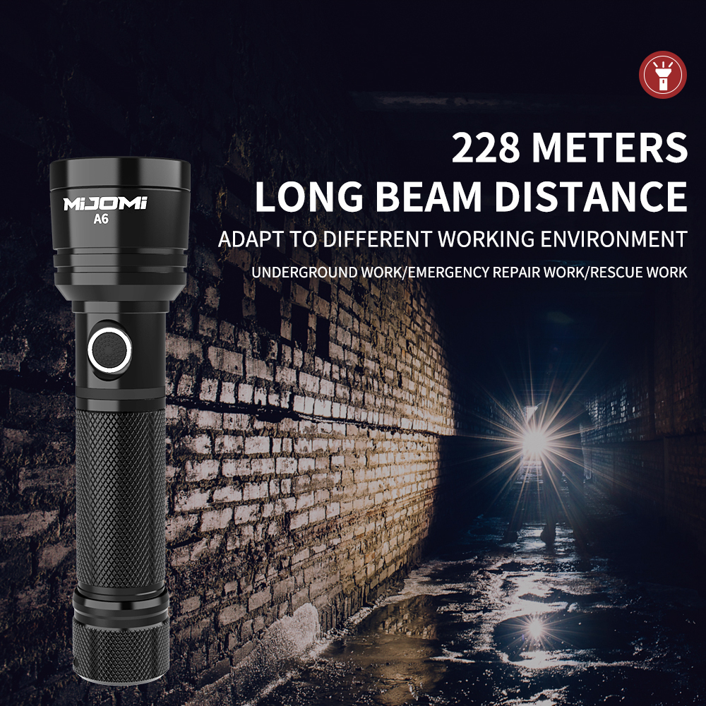 Classical Rechargeable Industry Flashligh