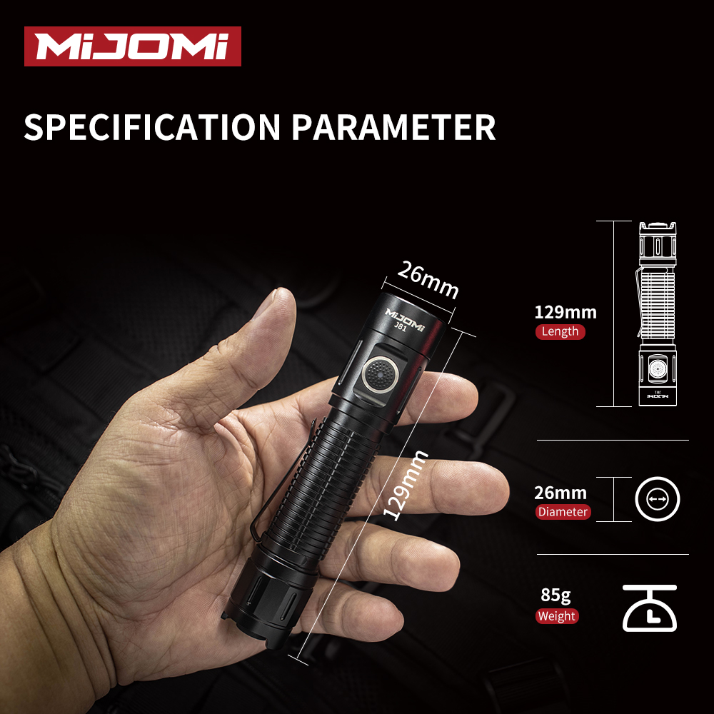 Portable Tactical Charging Flashlight