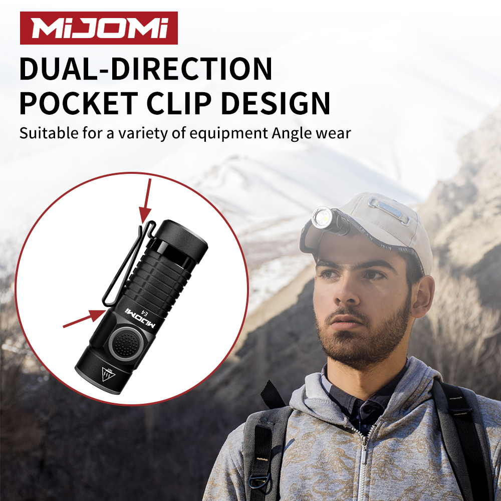 Mini Recgargeable EDC Flashlight
