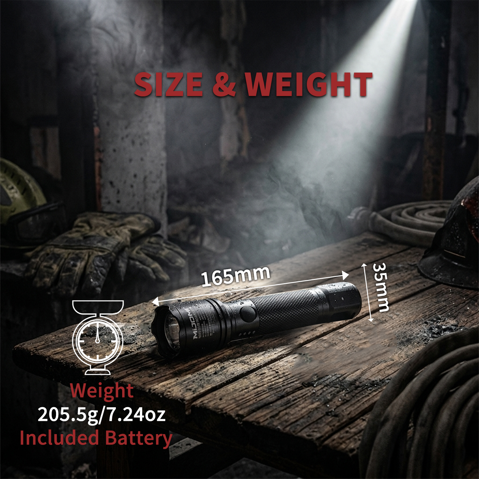 Rechargeble Anti-Explosion Flashlight