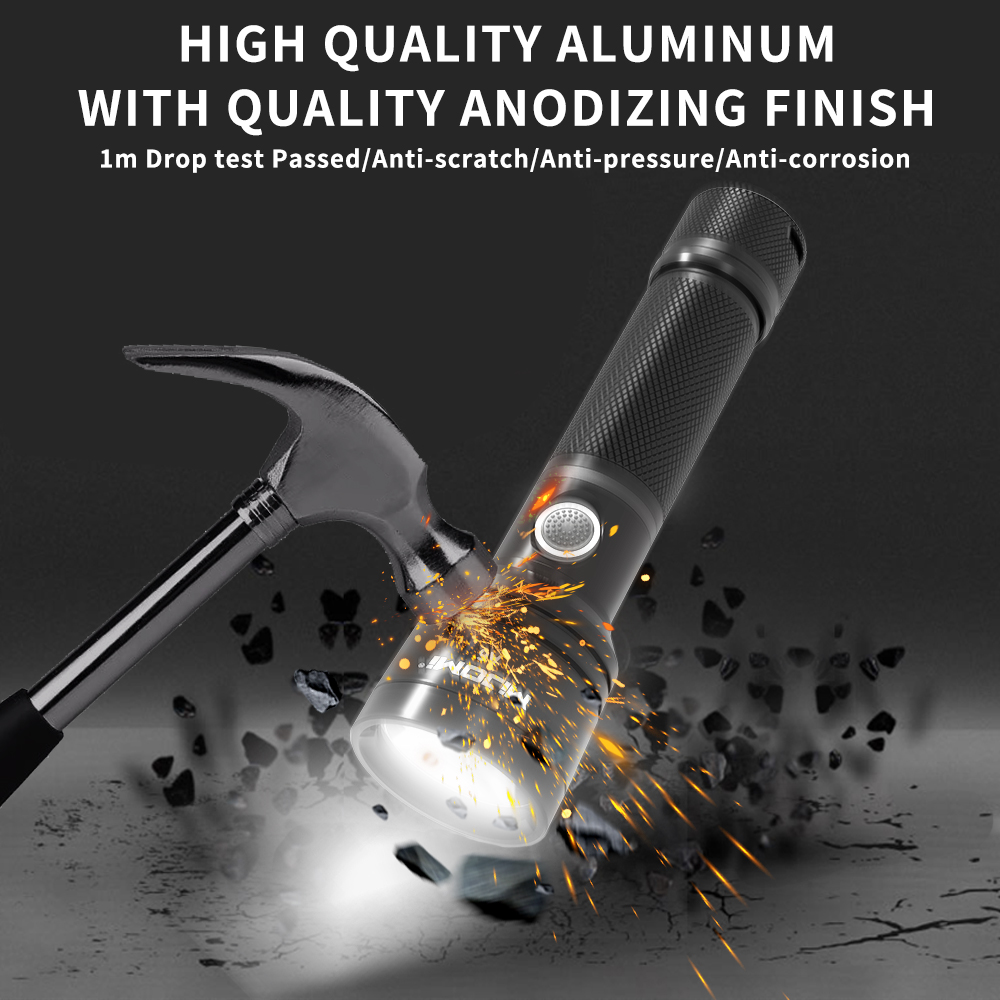 Classical Rechargeable Industry Flashligh
