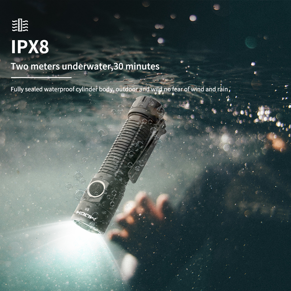Compact size Rechargeable flashlight