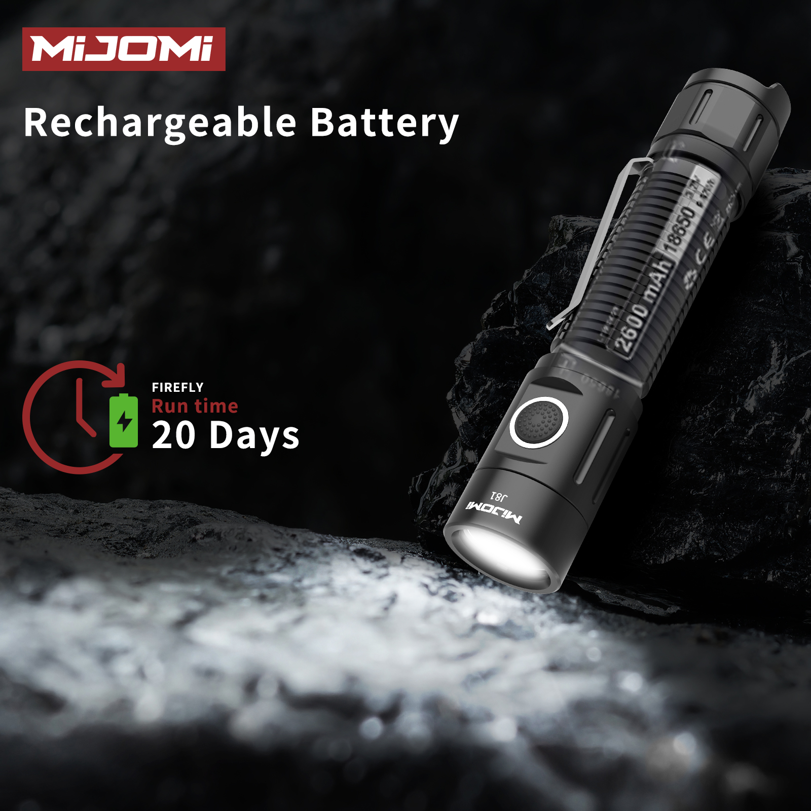 Portable Tactical Charging Flashlight