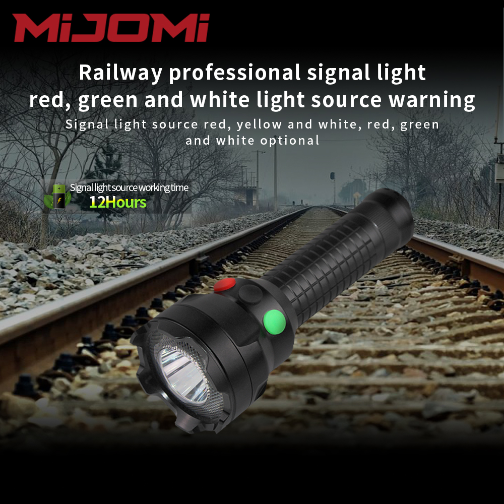 Mijomi EXF90 Railway Signal Light – Rechargeable Safety Flashlight