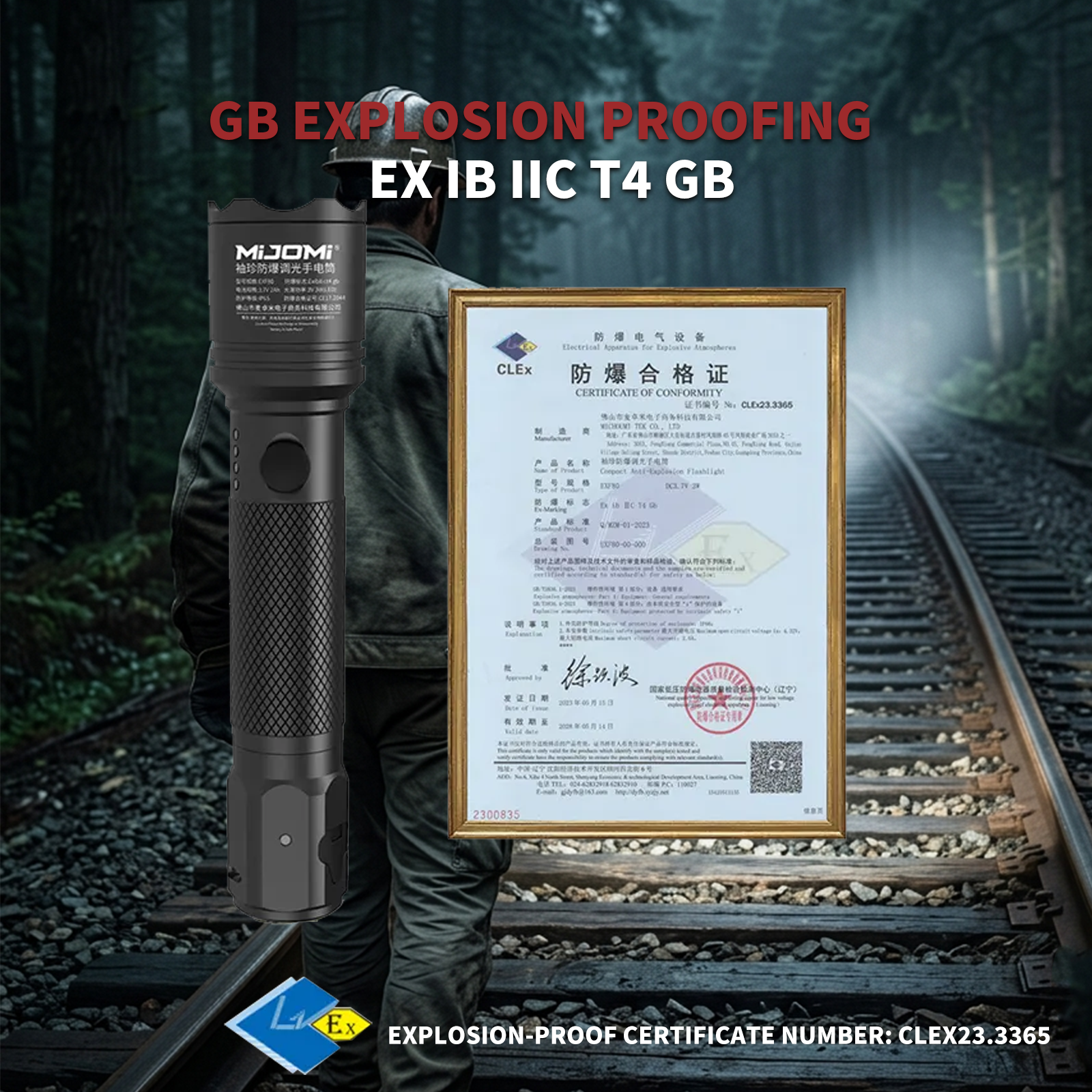 Rechargeble Anti-Explosion Flashlight