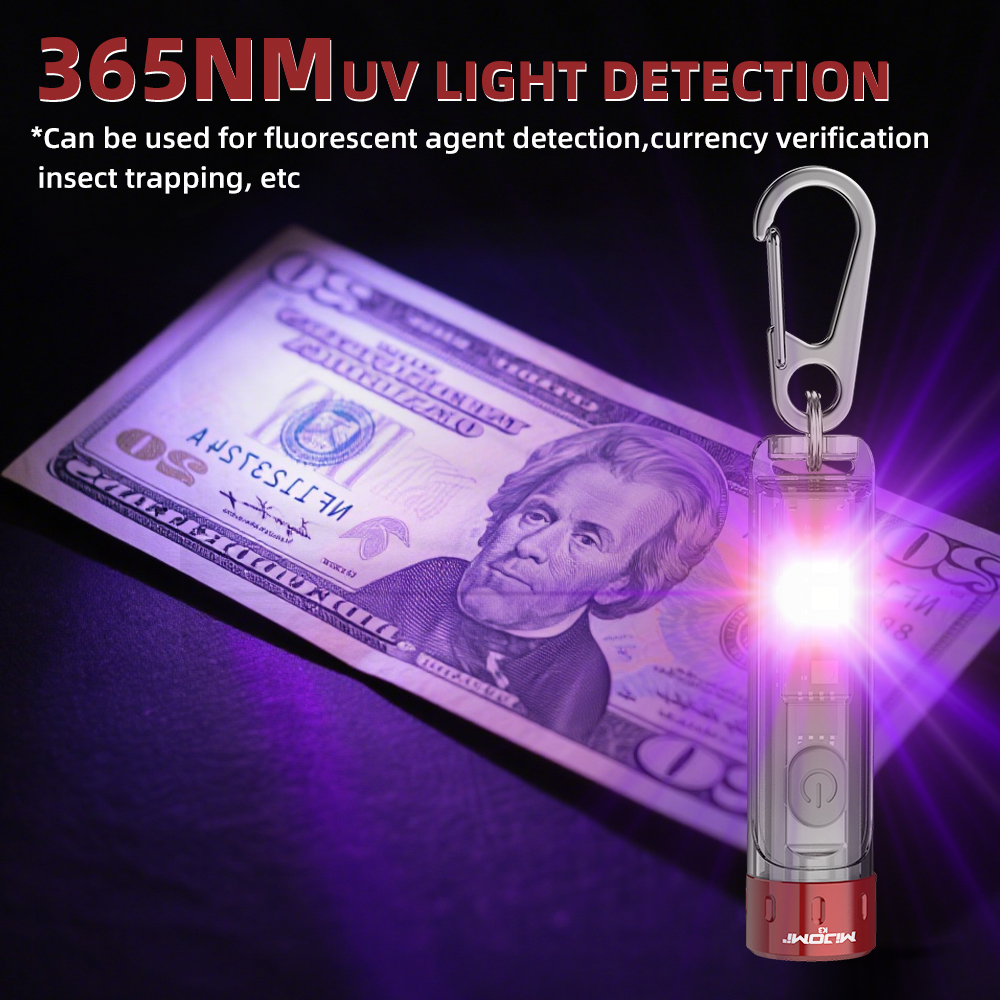 Mini Rechargeable Keychain Flashlight