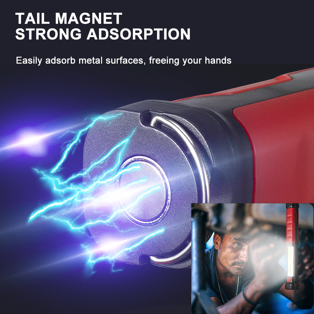 Retractable COB+LED Work Light