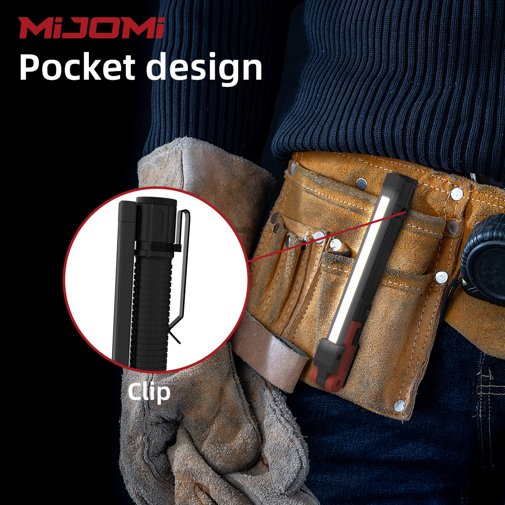 Compact Foldable COB+LED work light