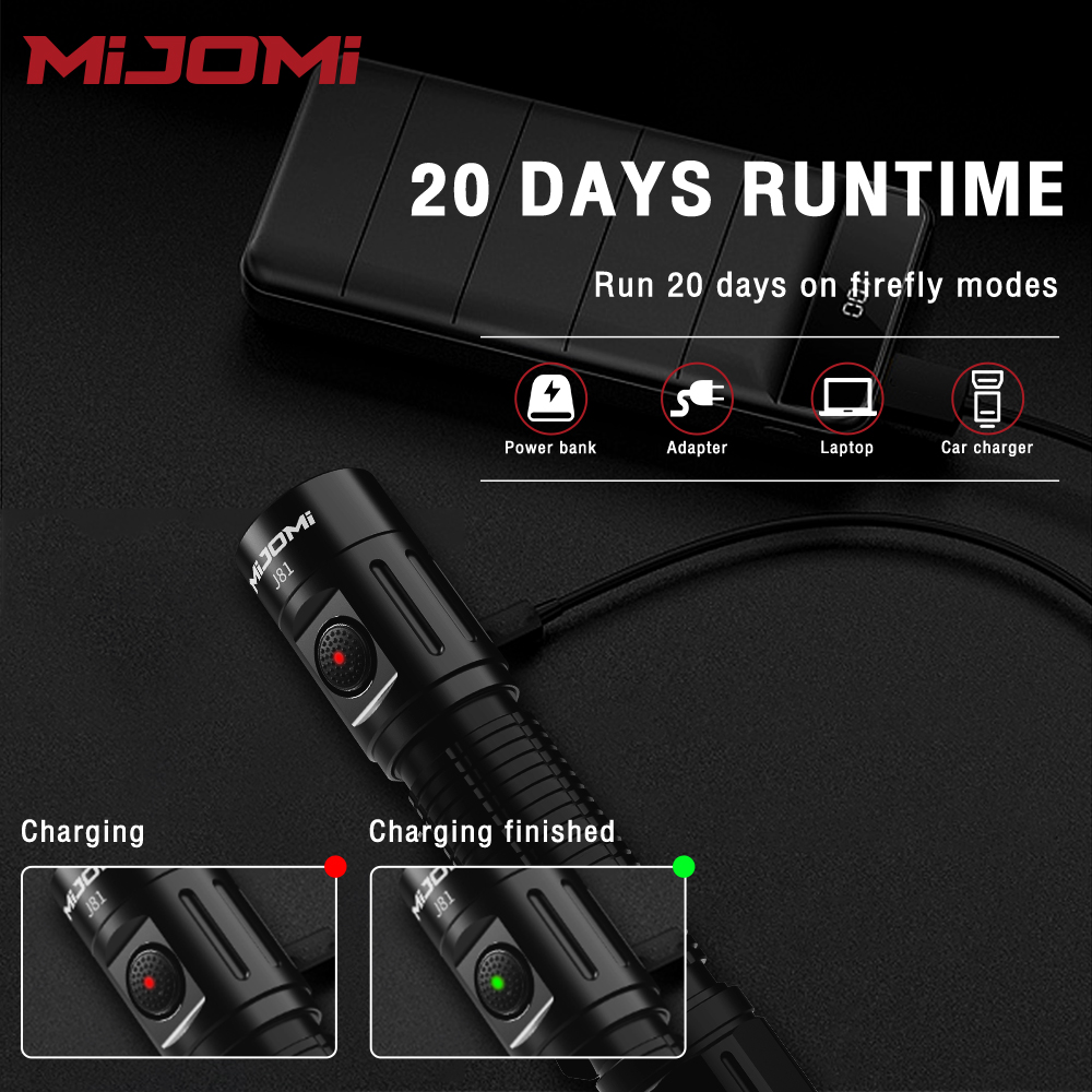 Portable Tactical Charging Flashlight