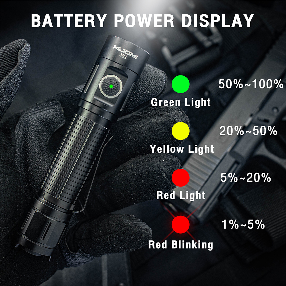 Portable Tactical Charging Flashlight