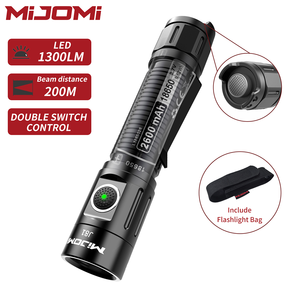 Portable Tactical Charging Flashlight