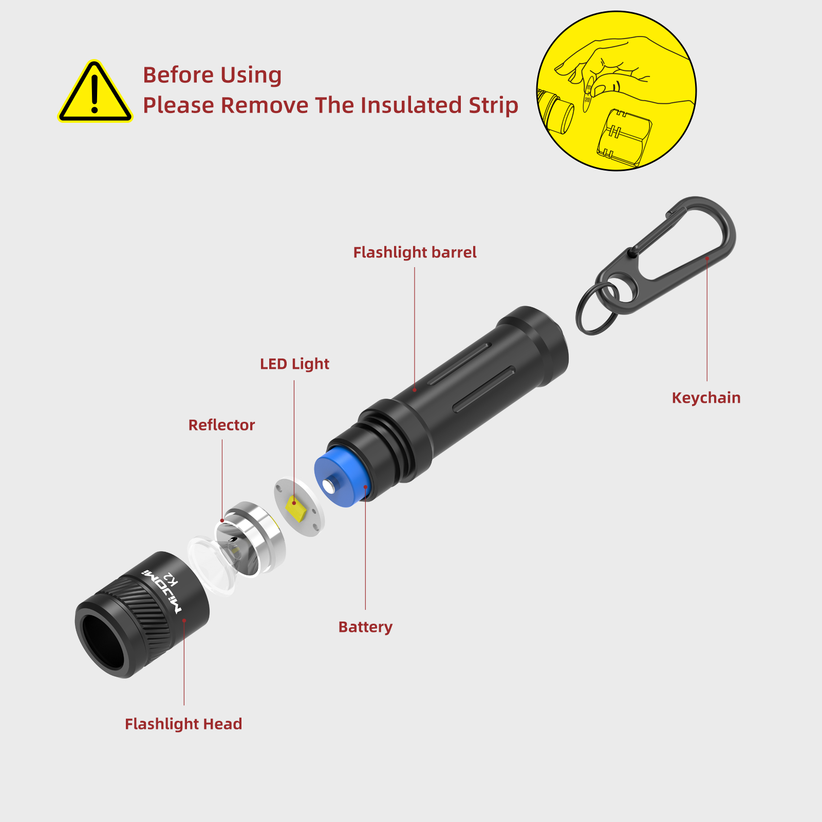 Mini Key-chain Flashlight