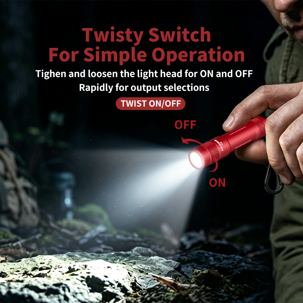 Mini Rechargeable Key-chain Flashlight