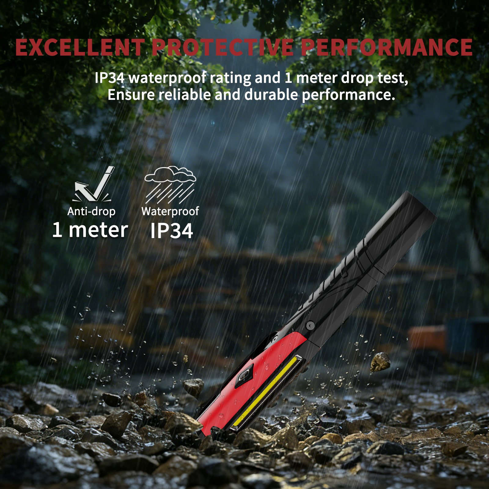 Compact Pen Worklight COB+LED Work ligh