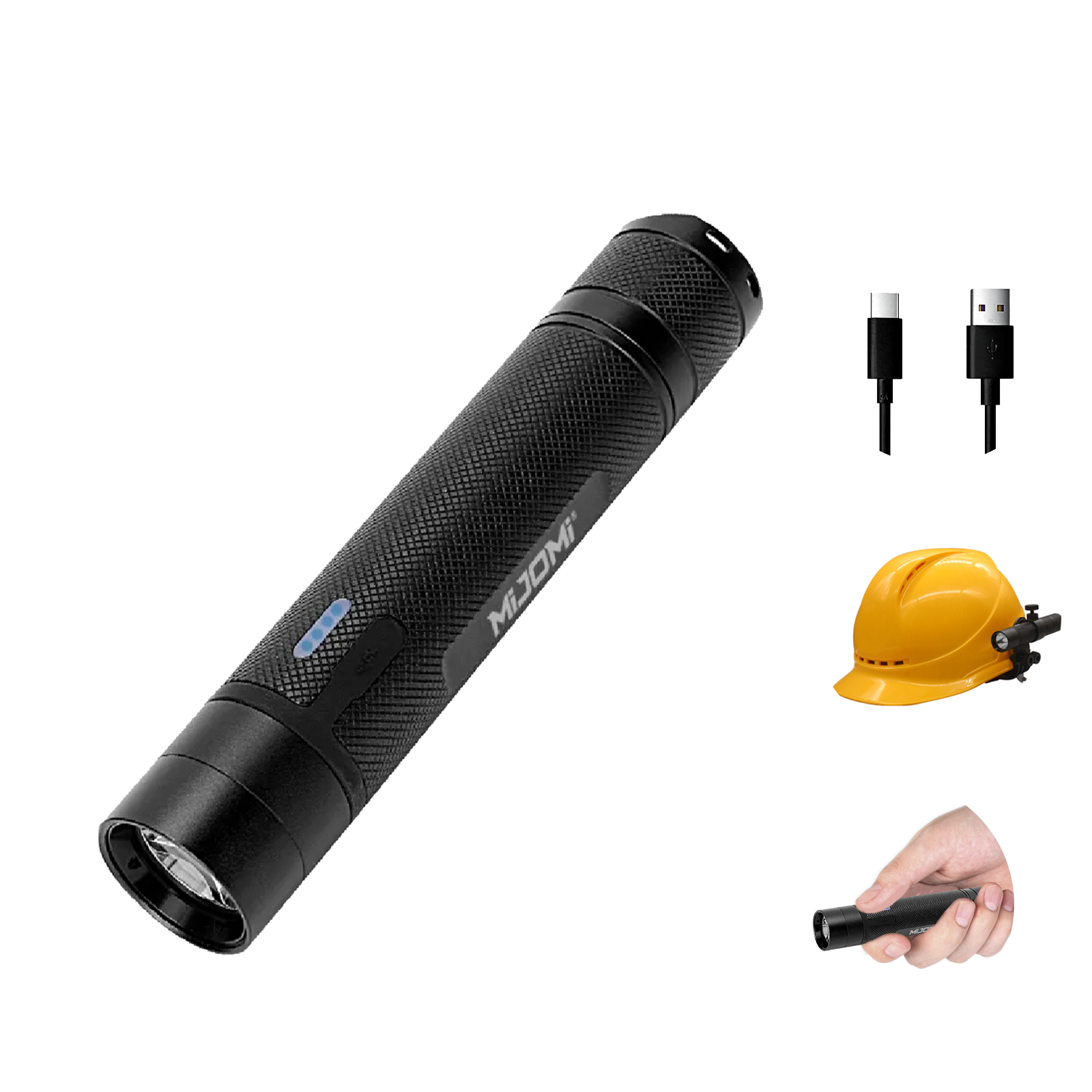 Compact Size Rechargeable Anti-Explosion Flashlight