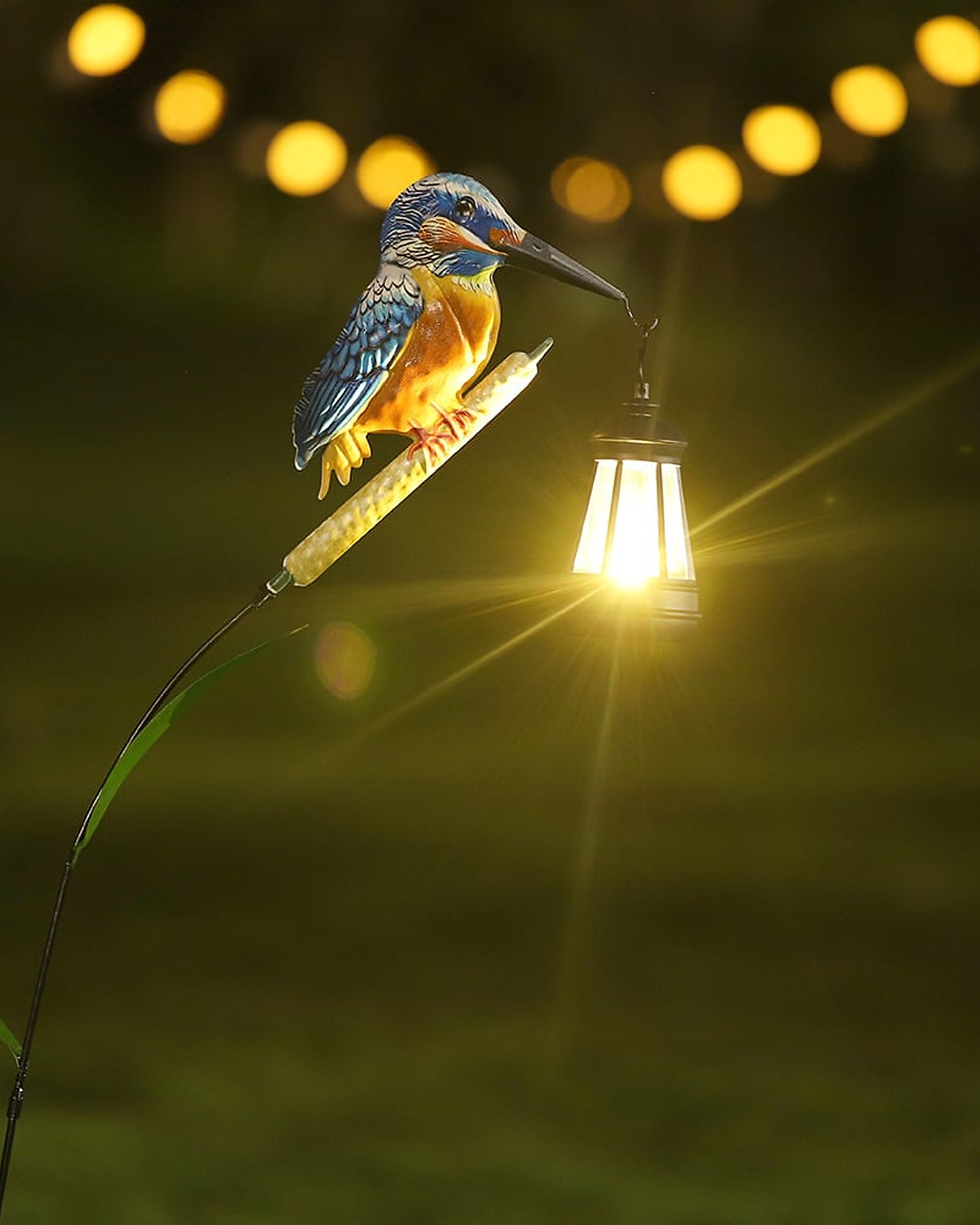 Decorative Bird Solar Garden Light product selection - kingfisher