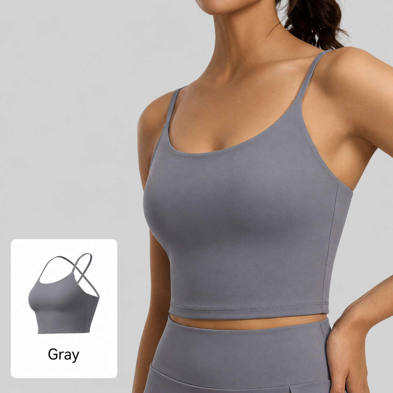 3-Pack Slim Buttery Soft Longline Sports Bra Tank Top - product image 10