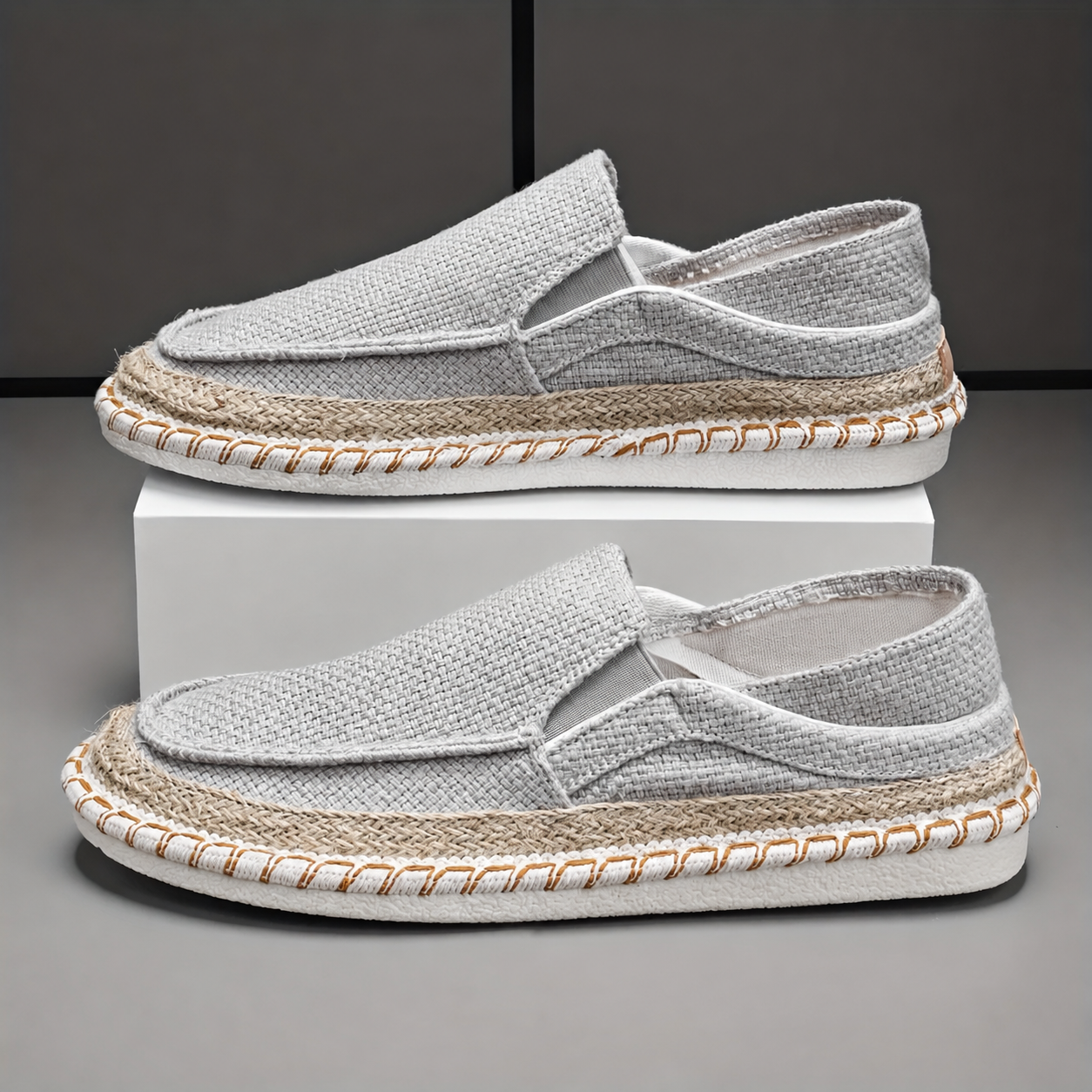 Men's Woven Slip-On Espadrille Shoes
