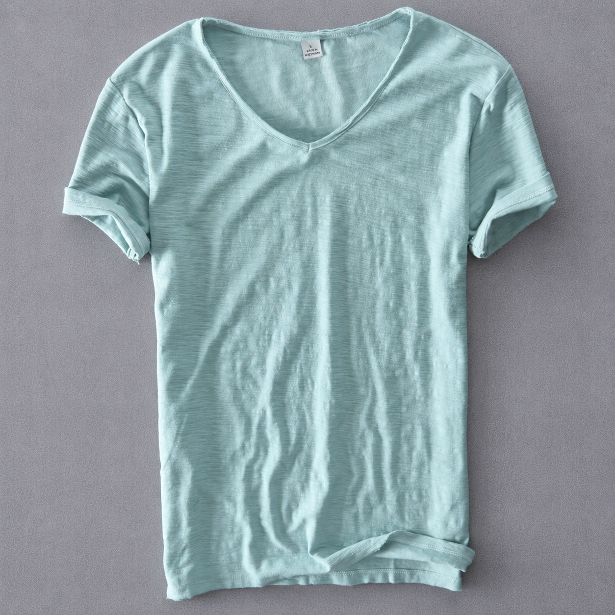Men's Cloud-Soft Cotton V-Neck T-Shirt