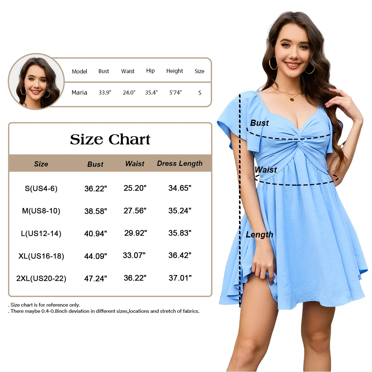 Women's Summer Sweetheart Neckline Mini Dress - product image 10
