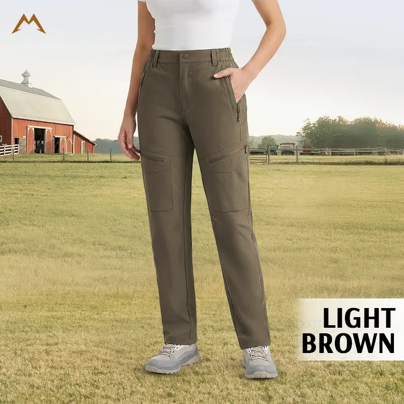 FlexLaria - Women's Stretch Outdoor Utility Cargo Pants