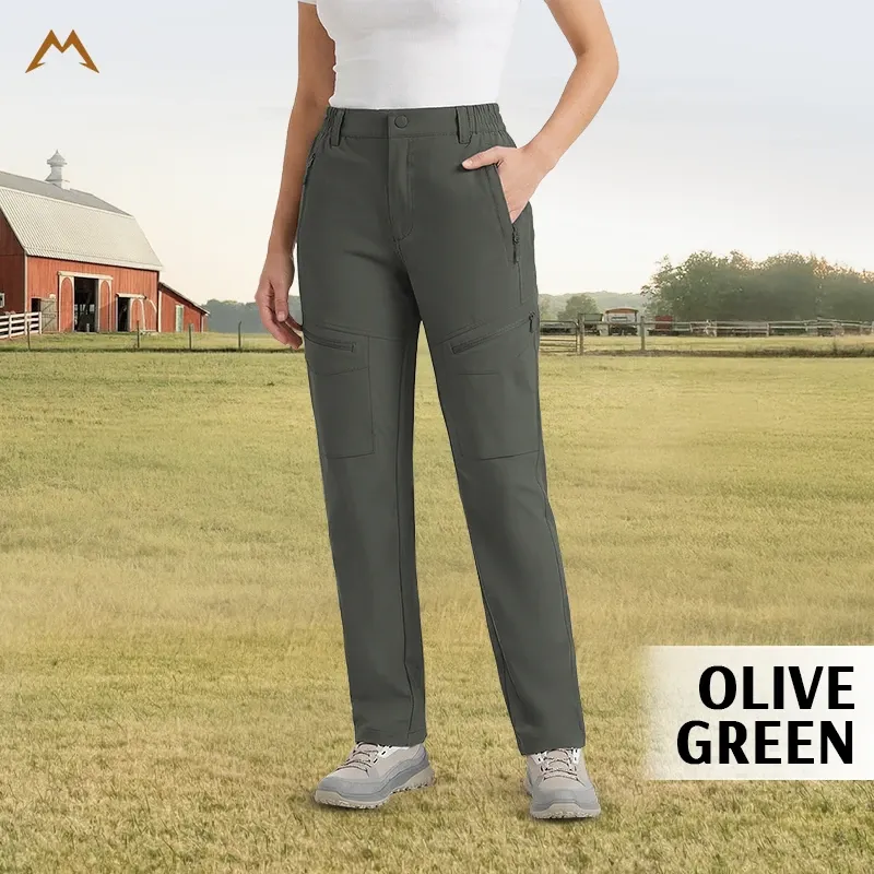 FlexLaria - Women's Stretch Outdoor Utility Cargo Pants