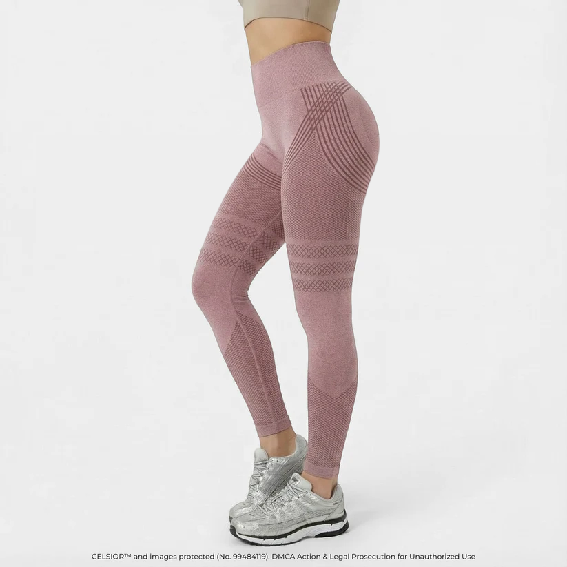 High Waisted And Hip Lifting Yoga Elastic Quick Drying Tight Pants ⭐