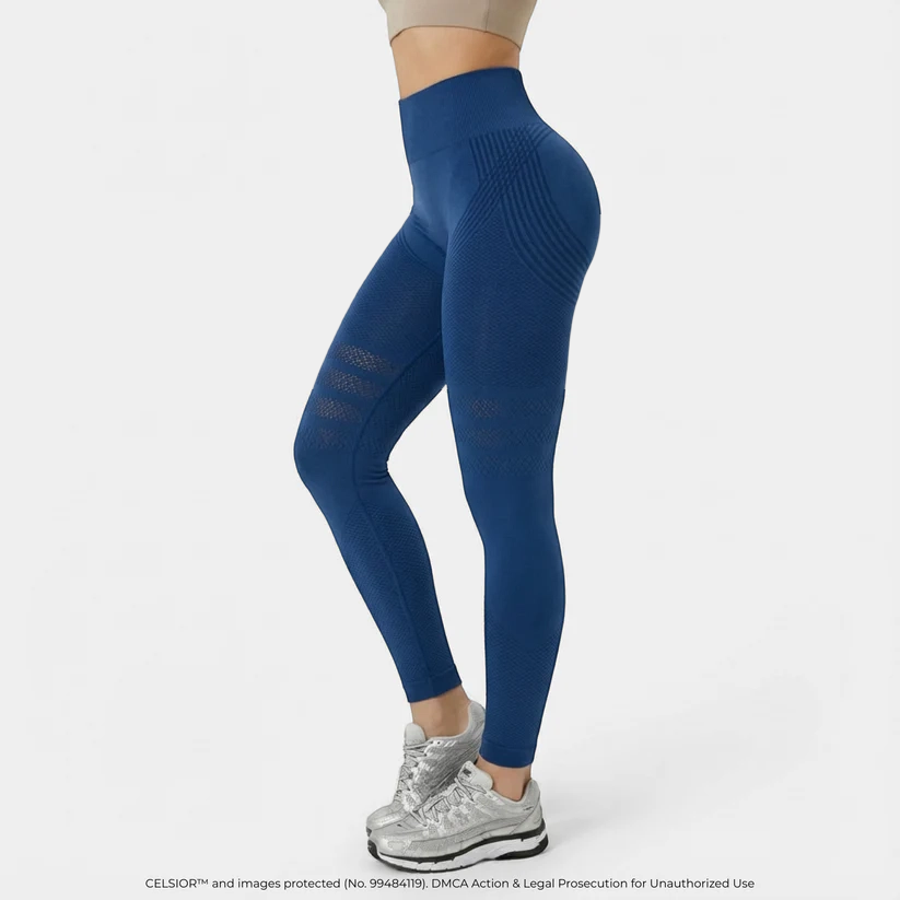 High Waisted And Hip Lifting Yoga Elastic Quick Drying Tight Pants ⭐