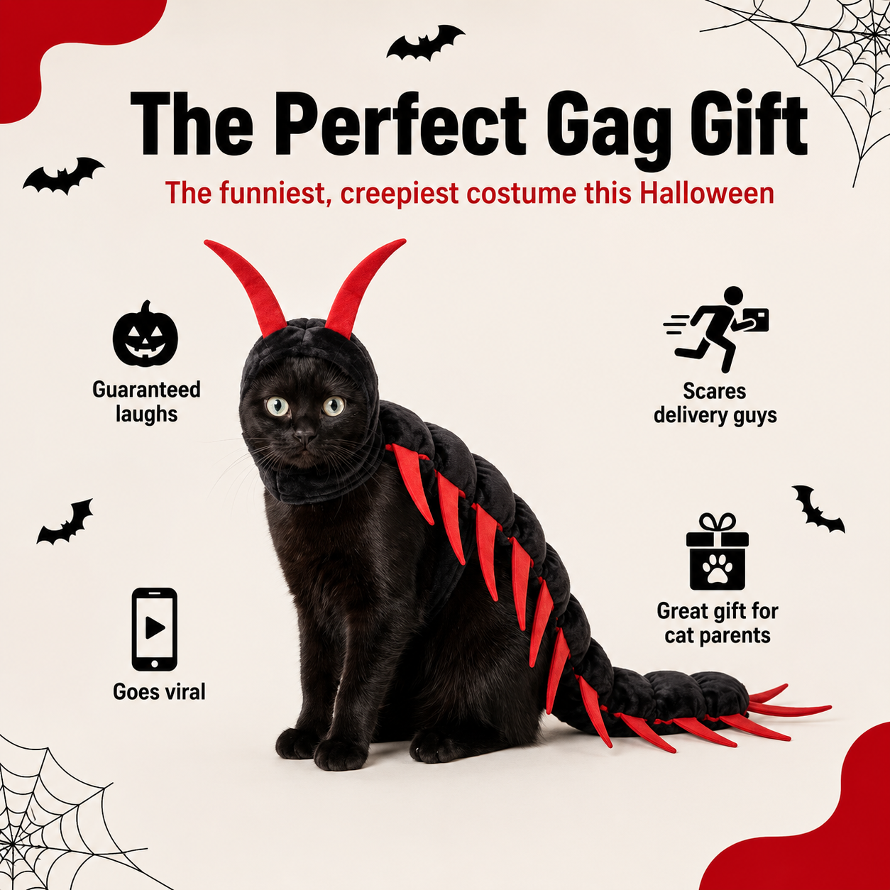Halloween costume gift for cat parents