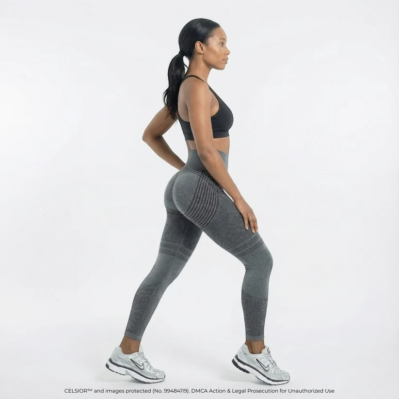 High Waisted And Hip Lifting Yoga Elastic Quick Drying Tight Pants ⭐