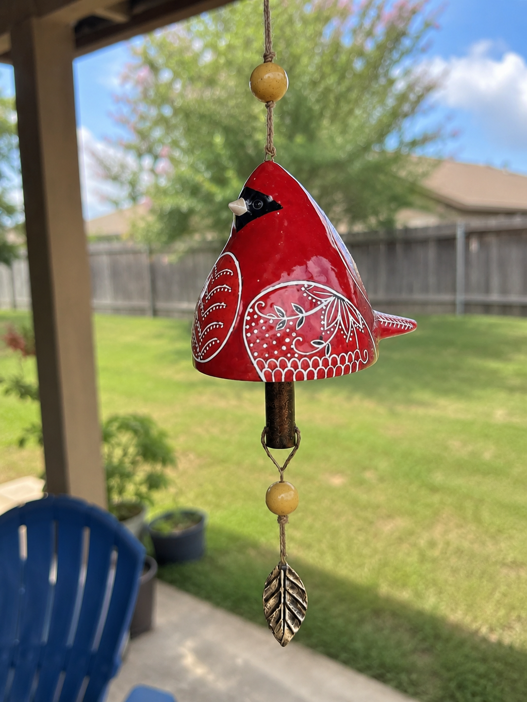 100% Hand-Painted Bird wind Chimes (Handmade by Jordan Maynard)-Buy 2 Free Shipping
