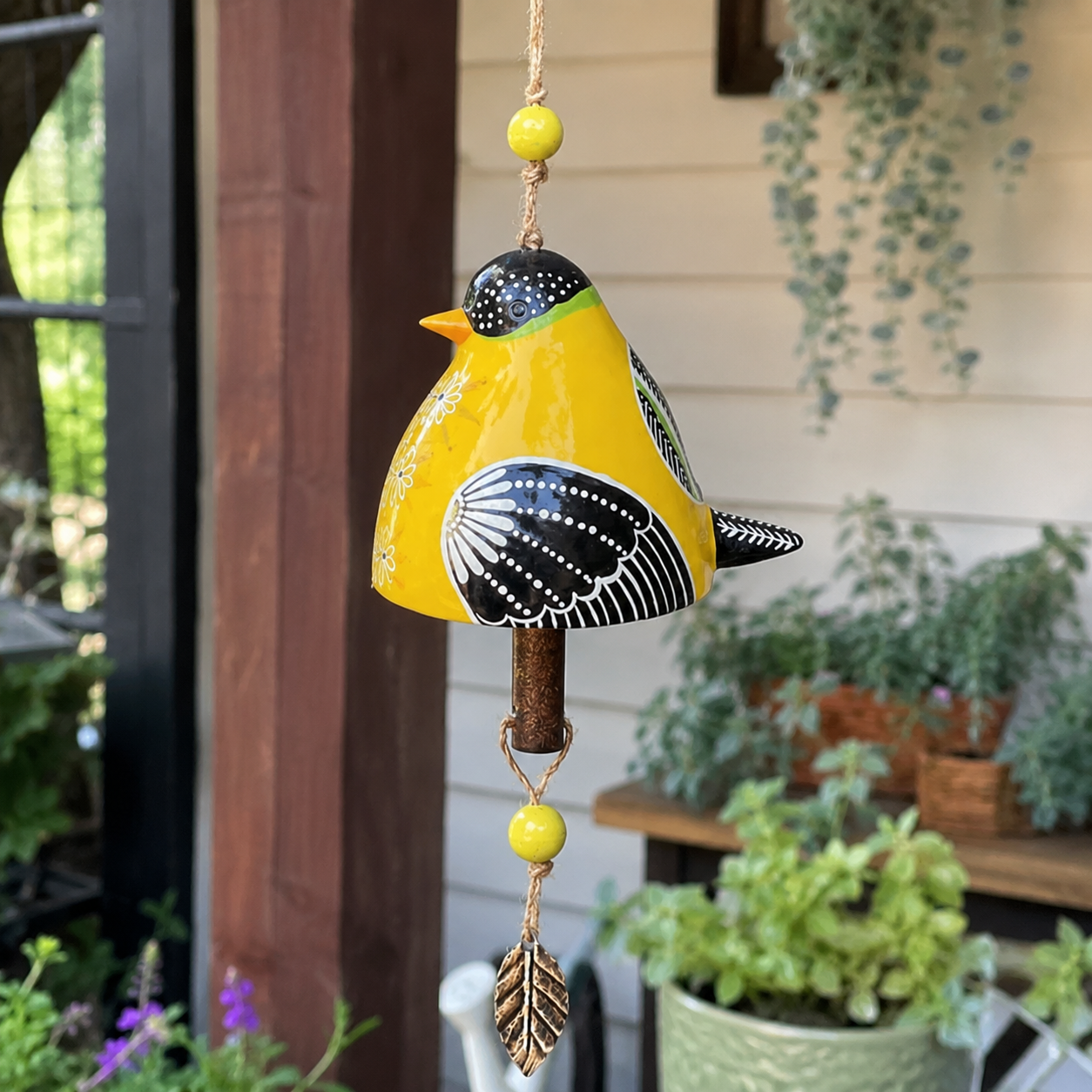 100% Hand-Painted Bird wind Chimes (Handmade by Jordan Maynard)-Buy 2 Free Shipping