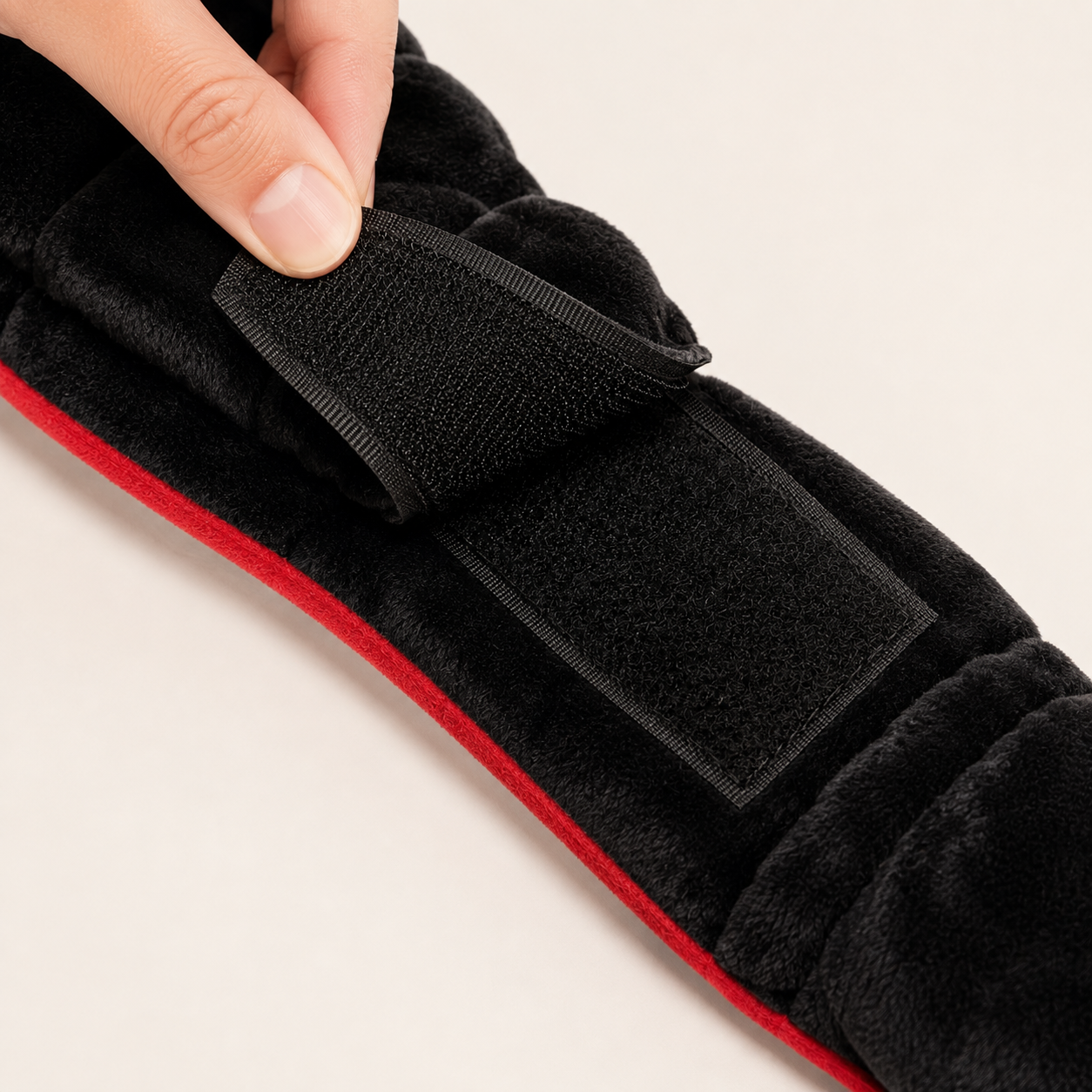 Adjustable hook-and-loop straps